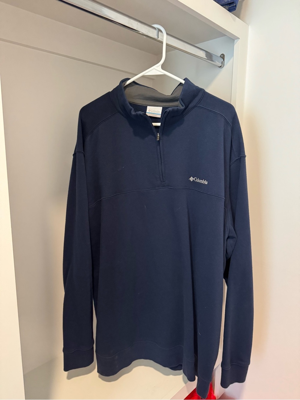 Columbia Men's Navy Quarter-Zip Pullover Sweater